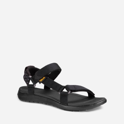 Teva Sanborn Universal - Women's Teva Hiking Sandals - Black | India (QOZG62501)